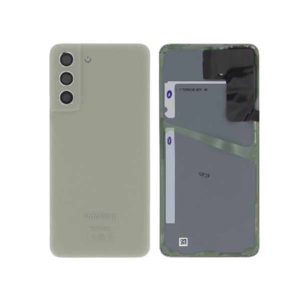 Tampa Traseira para Samsung Galaxy S21 FE (G990) - Verde Oliva (SERVICE PACK)