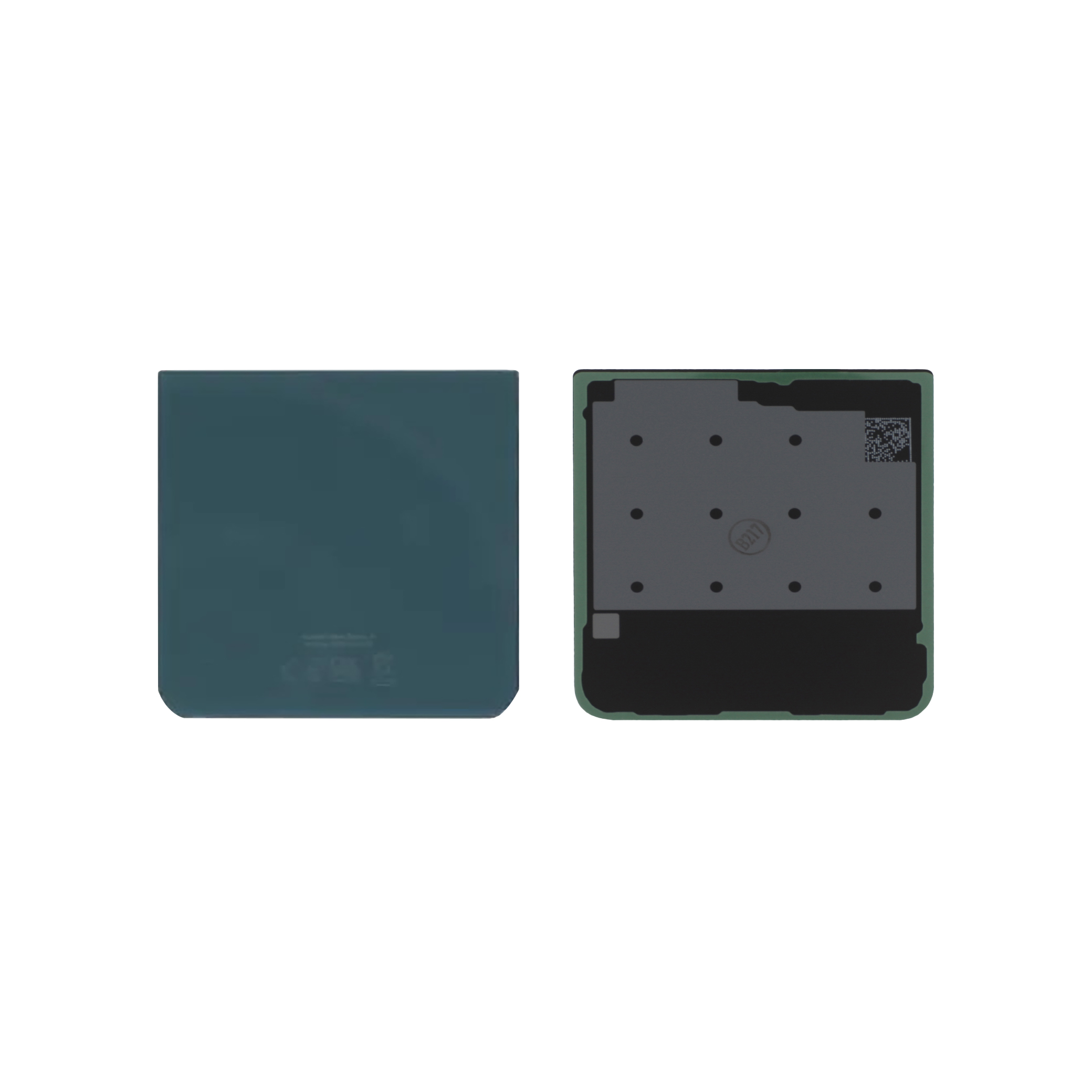 gh82-26293c-0000_1_1 Tampa Traseira para Samsung Galaxy Z Flip3 5G (F711B) - Verde (SERVICE PACK) - Image 1