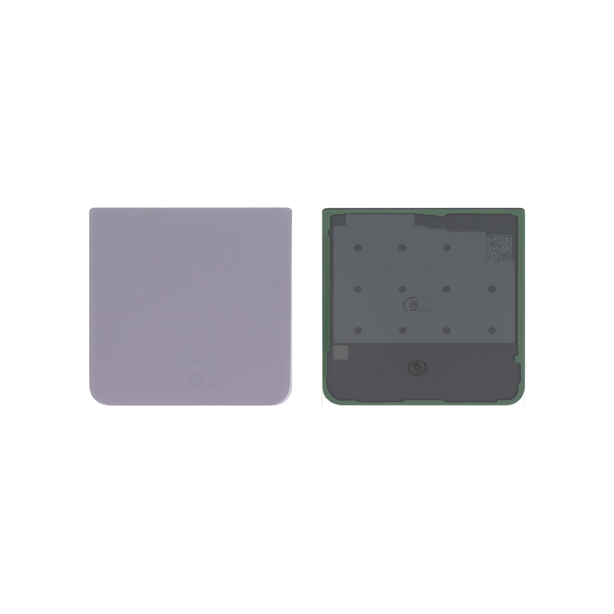 gh82-26293d-0000_1_1 Tampa Traseira Roxa para Samsung Galaxy Z Flip3 5G (F711B) (SERVICE PACK) - Image 1