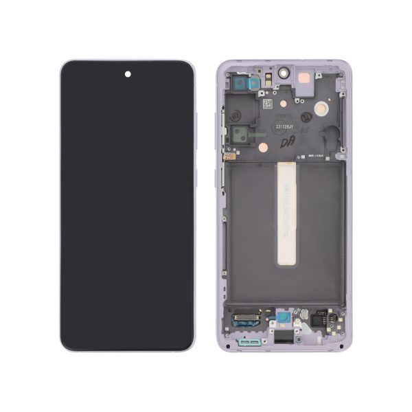 Ecrã Display Roxo para Samsung Galaxy S21 FE (G990B) (SERVICE PACK)