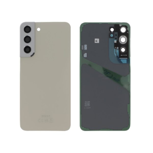 Tampa Traseira Creme para Samsung Galaxy S22+ (S906) (SERVICE PACK)