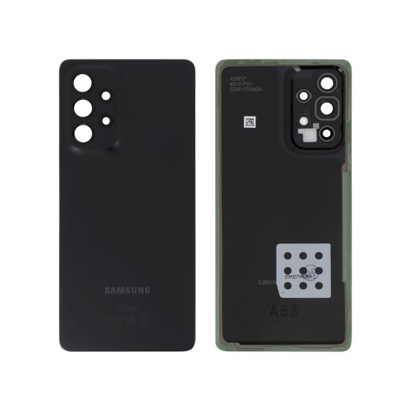 Tampa Traseira para Samsung Galaxy A53 5G (A536B) - Preta (SERVICE PACK)