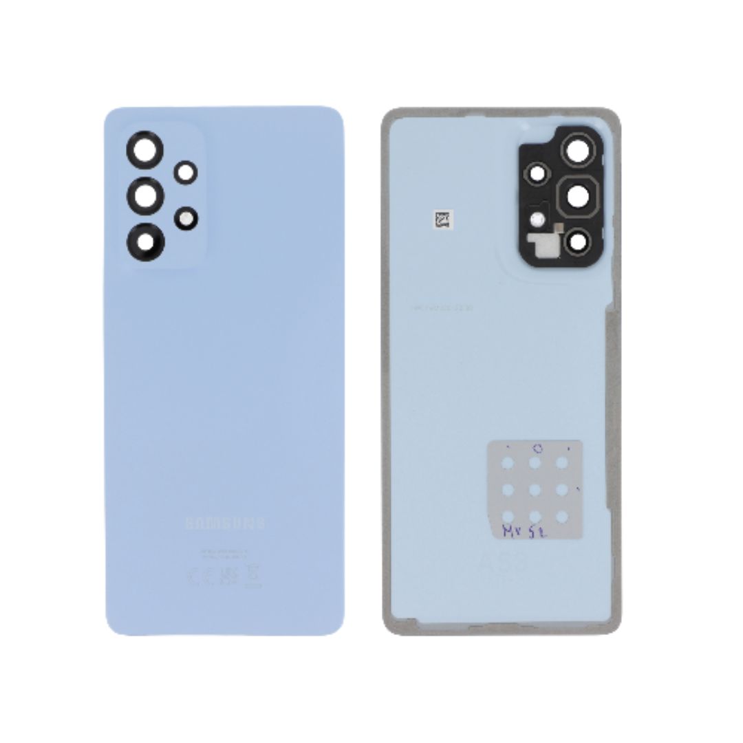xr:d:DAFicRLCJfY:13,j:46795653563,t:23050918 Tampa Traseira Azul para Samsung Galaxy A53 5G (A536B) (SERVICE PACK) - Image 1