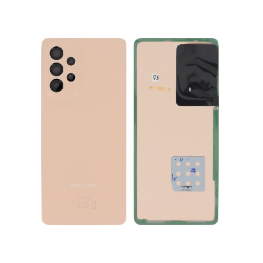 xr:d:DAFigS4-zxc:13,j:46856177188,t:23051013 Tampa Traseira para Samsung Galaxy A53 5G (A536B) Laranja (SERVICE PACK) - Image 1