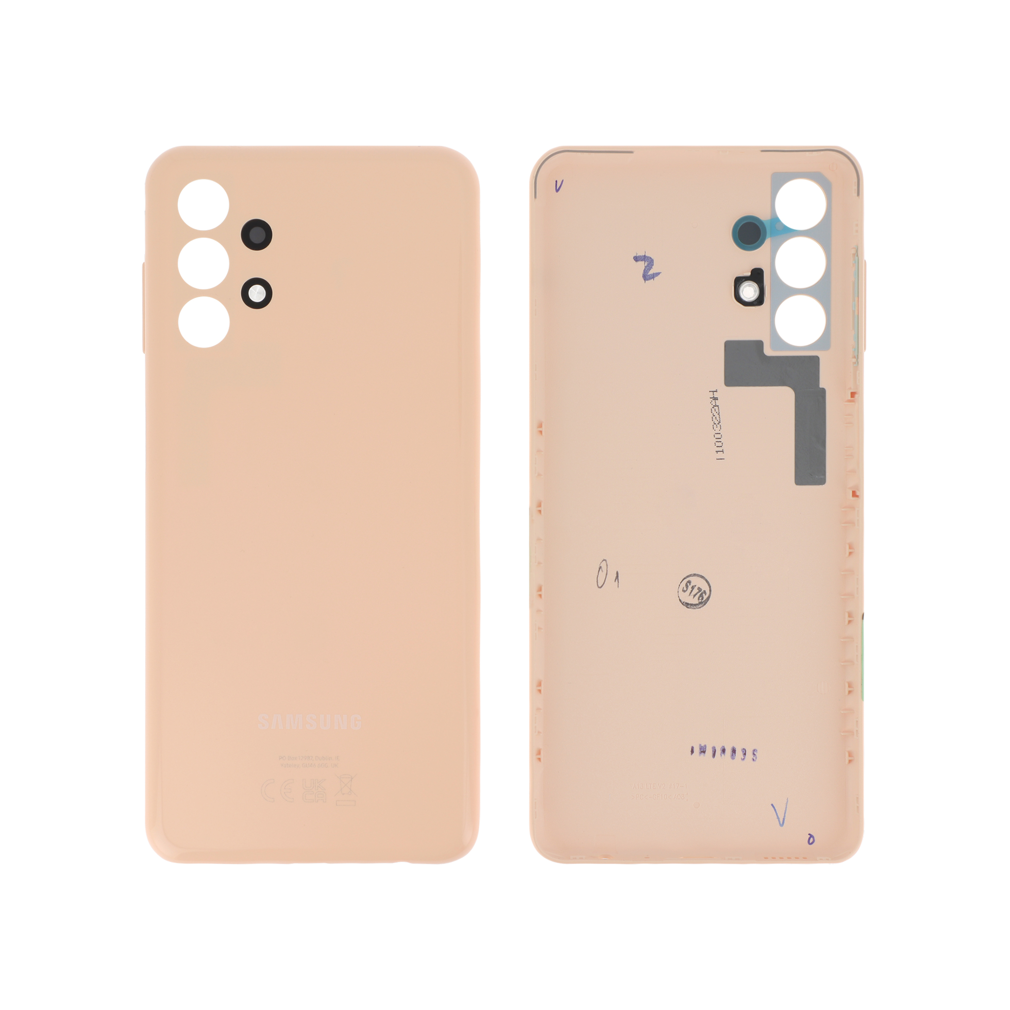 gh82-28387c-0000 Tampa Traseira Pêssego para Samsung Galaxy A13 4G (A135F) (SERVICE PACK) - Image 1