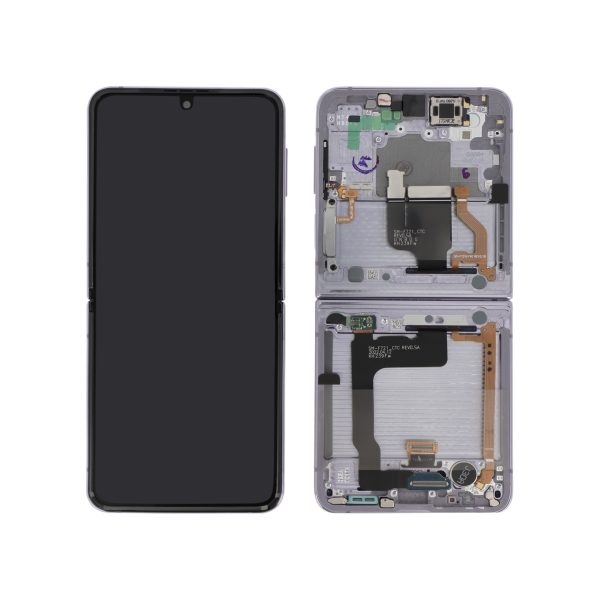 Ecrã Display Lavanda para Samsung Galaxy Z Flip4 (F721B) (SERVICE PACK)