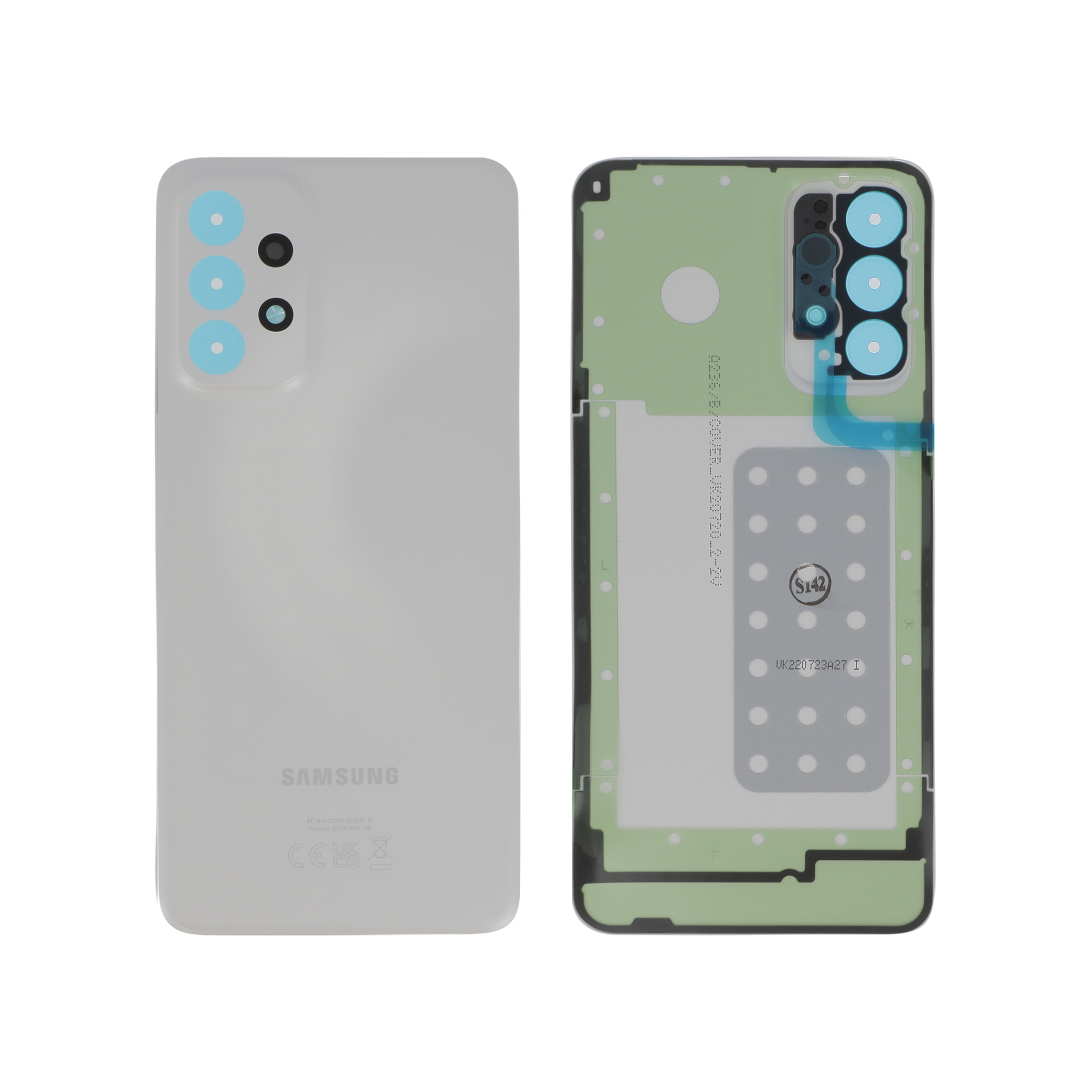 gh82-29489b-0000_1_1 Tampa Traseira Branca para Samsung Galaxy A23 5G (A236B) (SERVICE PACK) - Image 1