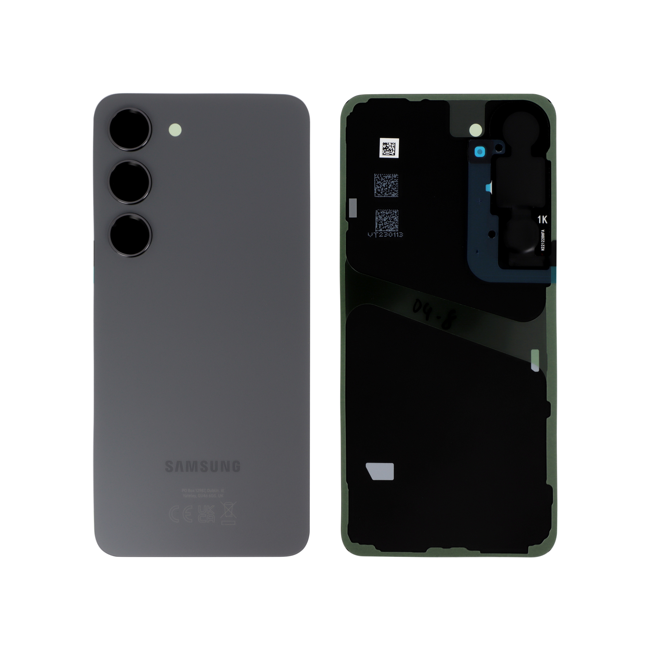 gh82-30393e-0000 Tampa Traseira para Samsung Galaxy S23 Grafite (SERVICE PACK) - Image 1