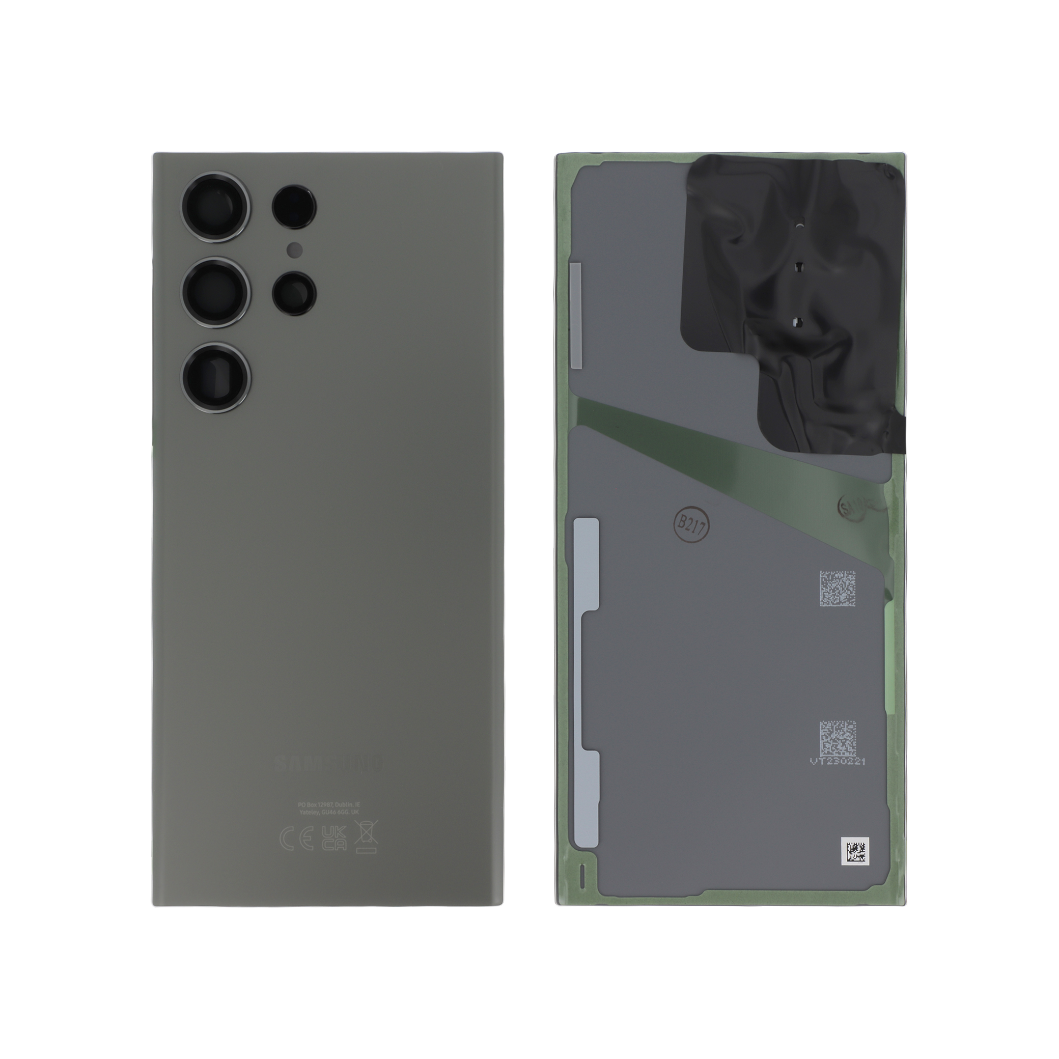 gh82-30400c-0000 Tampa Traseira para Samsung Galaxy S23 Ultra - Verde (SERVICE PACK) - Image 1