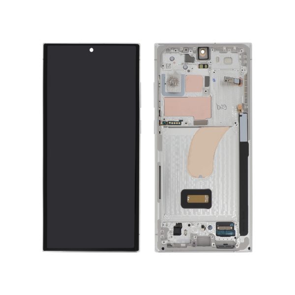 Ecrã Display Azul Céu para Samsung Galaxy S23 Ultra (S918) (SERVICE PACK)