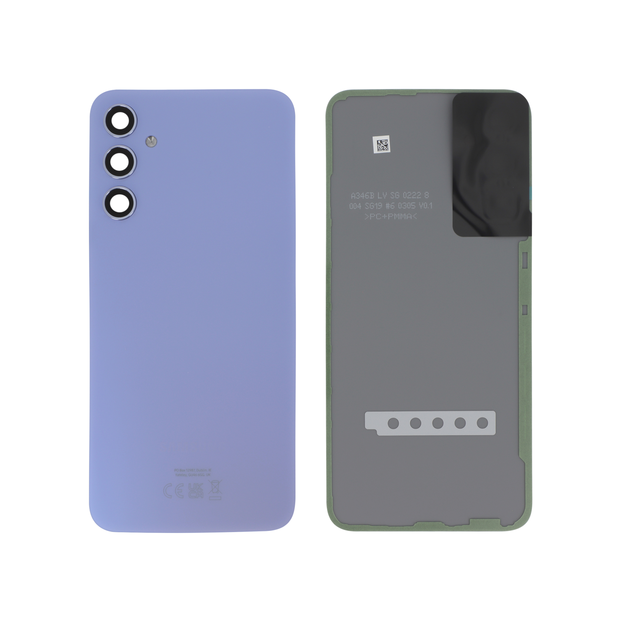 gh82-30709d-0000 Tampa Traseira para Samsung Galaxy A34 5G Roxa (SERVICE PACK) - Image 1
