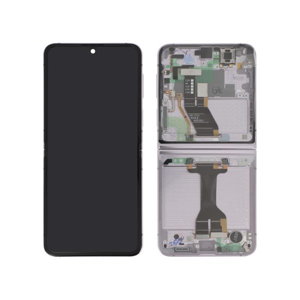 Ecrã Display Roxo para Samsung Galaxy Z Flip5 (F731B) (SERVICE PACK)