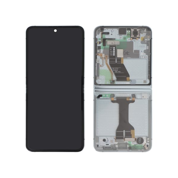 Ecrã Display para Samsung Galaxy Z Flip5 (F731B) Verde Menta (SERVICE PACK)