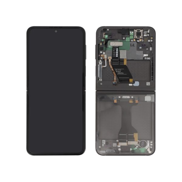 Ecrã Display para Samsung Galaxy Z Flip5 (F731B) Verde/Azul/Cinzento/Amarelo (SERVICE PACK)