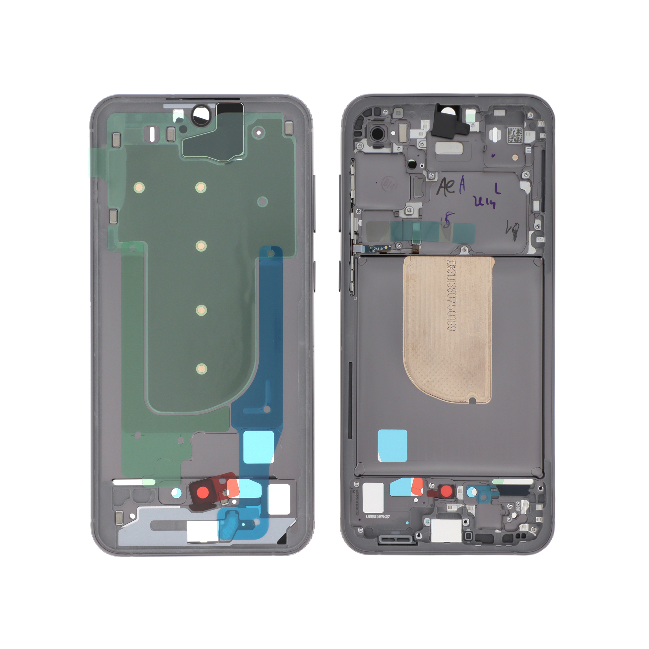 gh82-32857a-0000111 Frame Central Grafite para Samsung Galaxy S23 FE (S711B) (SERVICE PACK) - Image 1