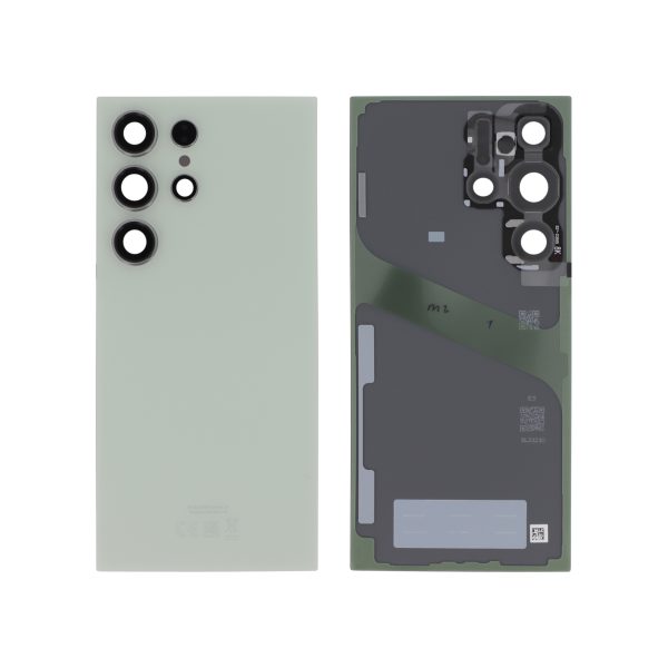 Tampa Traseira Samsung para Galaxy S24 Ultra Titânio Verde (SERVICE PACK)