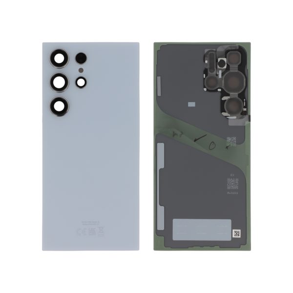 Tampa Traseira para Samsung Galaxy S24 Ultra Titânio Azul (SERVICE PACK)