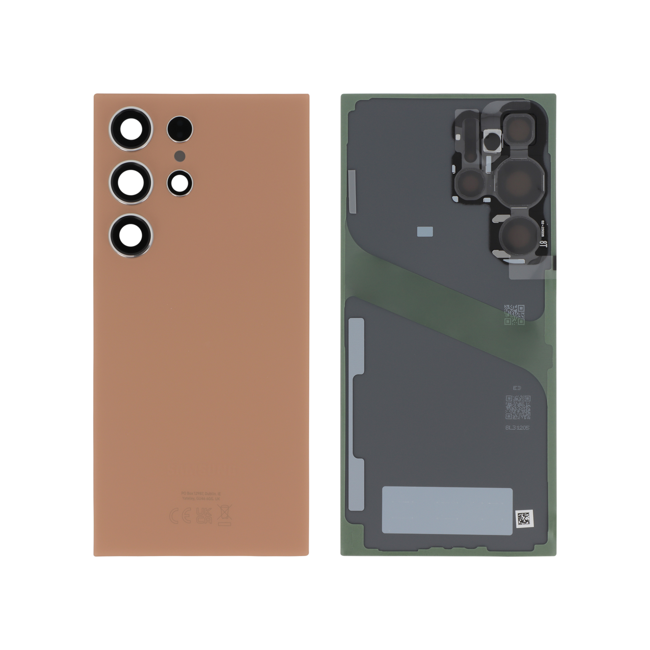 gh82-33349g-0000 Tampa Traseira Titânio Laranja para Samsung Galaxy S24 Ultra (S928B) (SERVICE PACK) - Image 1