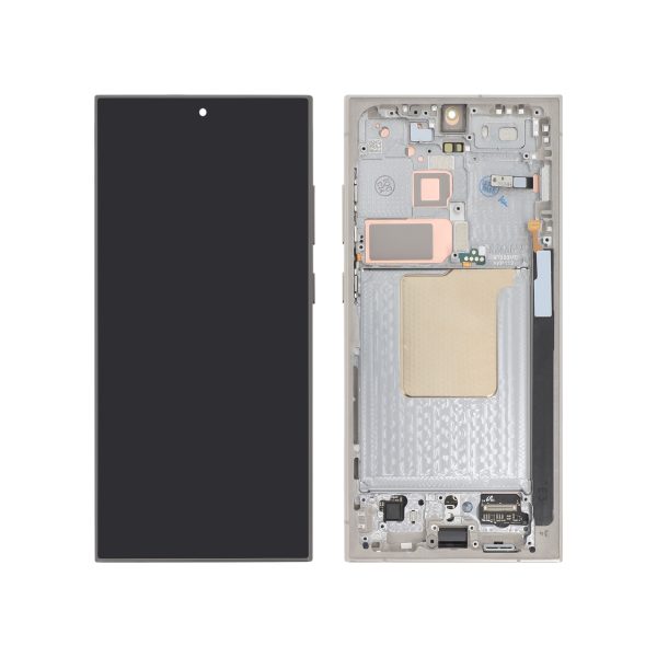 Ecrã Display para Samsung Galaxy S24 Ultra Titânio Cinzento (SERVICE PACK)