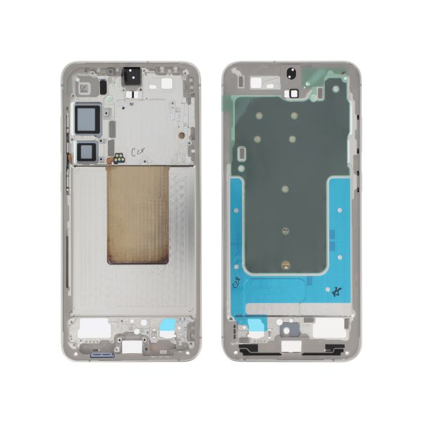Frame Central Creme para Samsung Galaxy S24+ (S926B) (SERVICE PACK)
