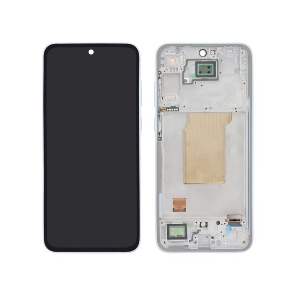 Ecrã Display completo para Samsung Galaxy A35 5G (A356B) Azul (SERVICE PACK)