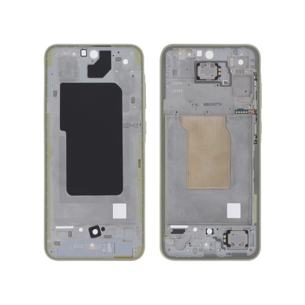 Frame Central Amarelo para Samsung Galaxy A35 5G (A356B) (SERVICE PACK)