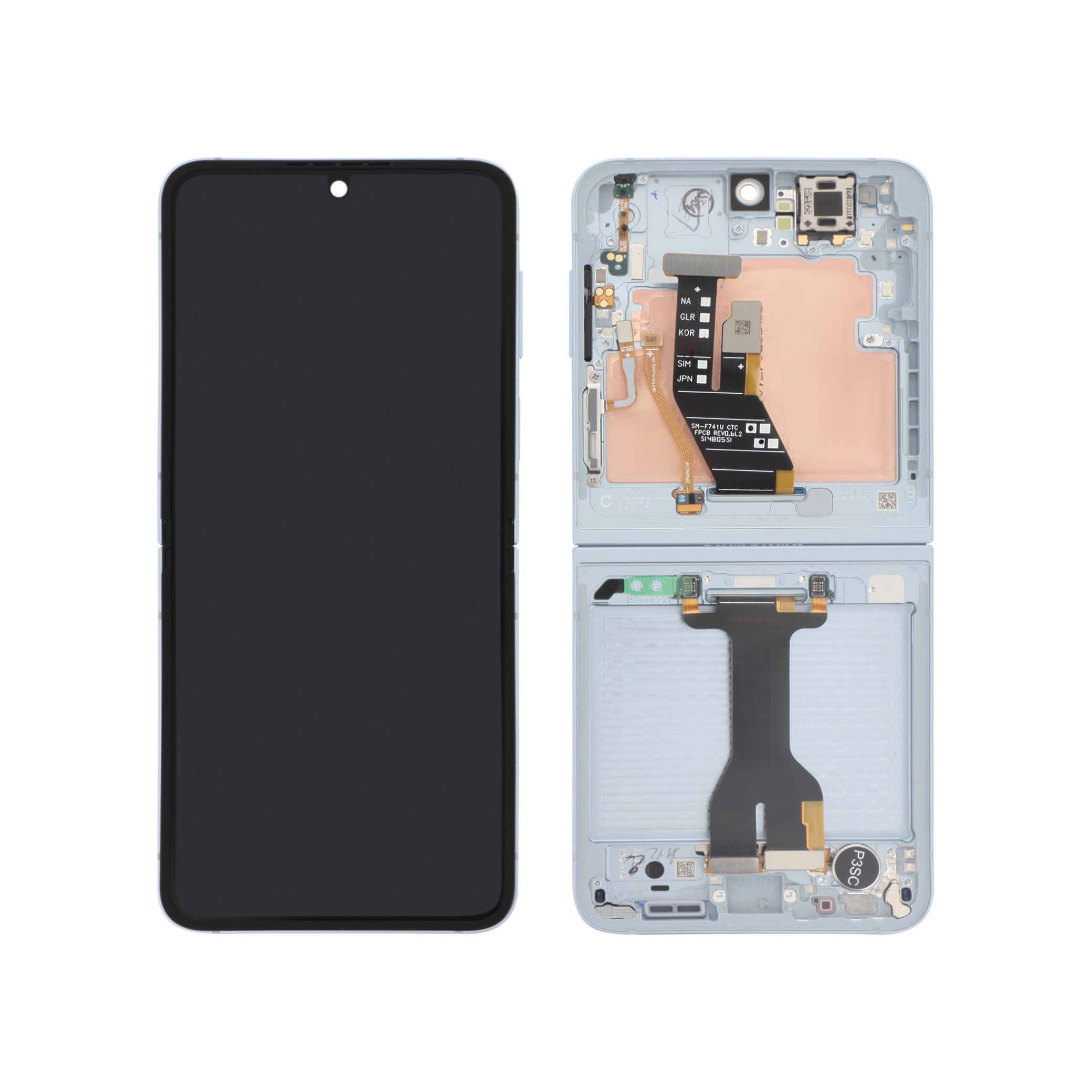 gh82-35014c-0000 Ecrã Display para Samsung Galaxy Z Flip6 Azul (F741B) (SERVICE PACK) - Image 1