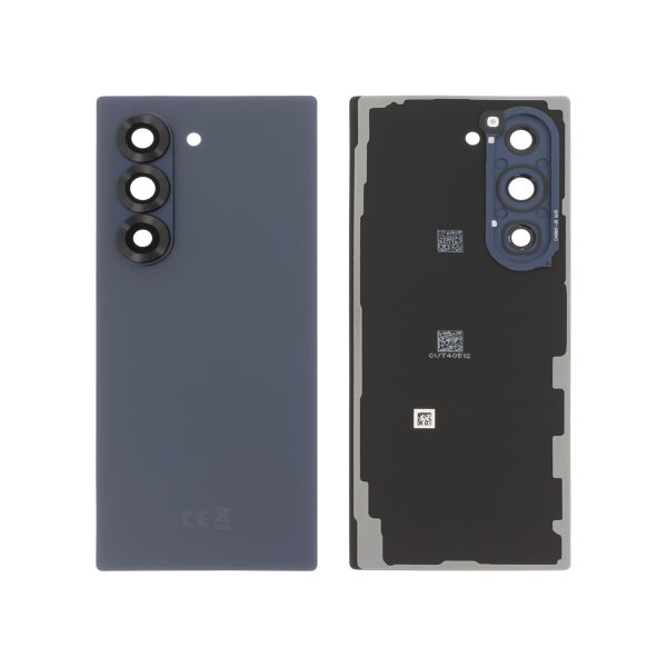 Tampa Traseira Azul Noturno para Samsung Galaxy Z Fold6 (F956B) (SERVICE PACK)