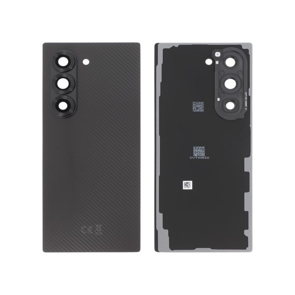 Tampa Traseira para Samsung Galaxy Z Fold6 (Preta Carbono) (SERVICE PACK)