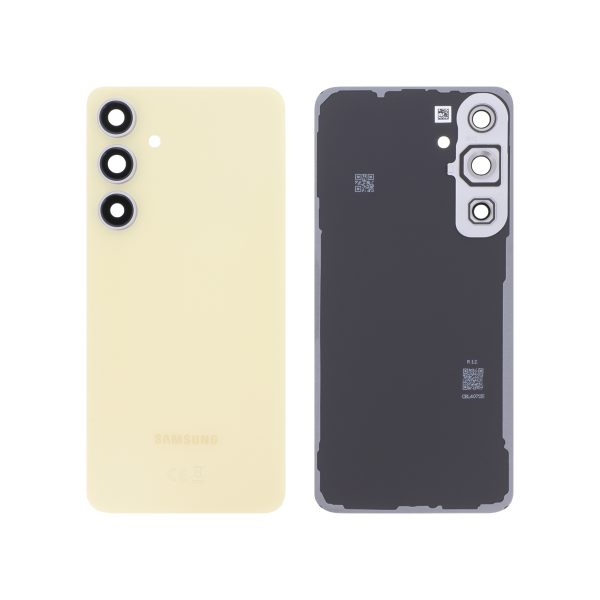 Tampa Traseira para Samsung Galaxy S24 FE (Amarela) (SERVICE PACK)