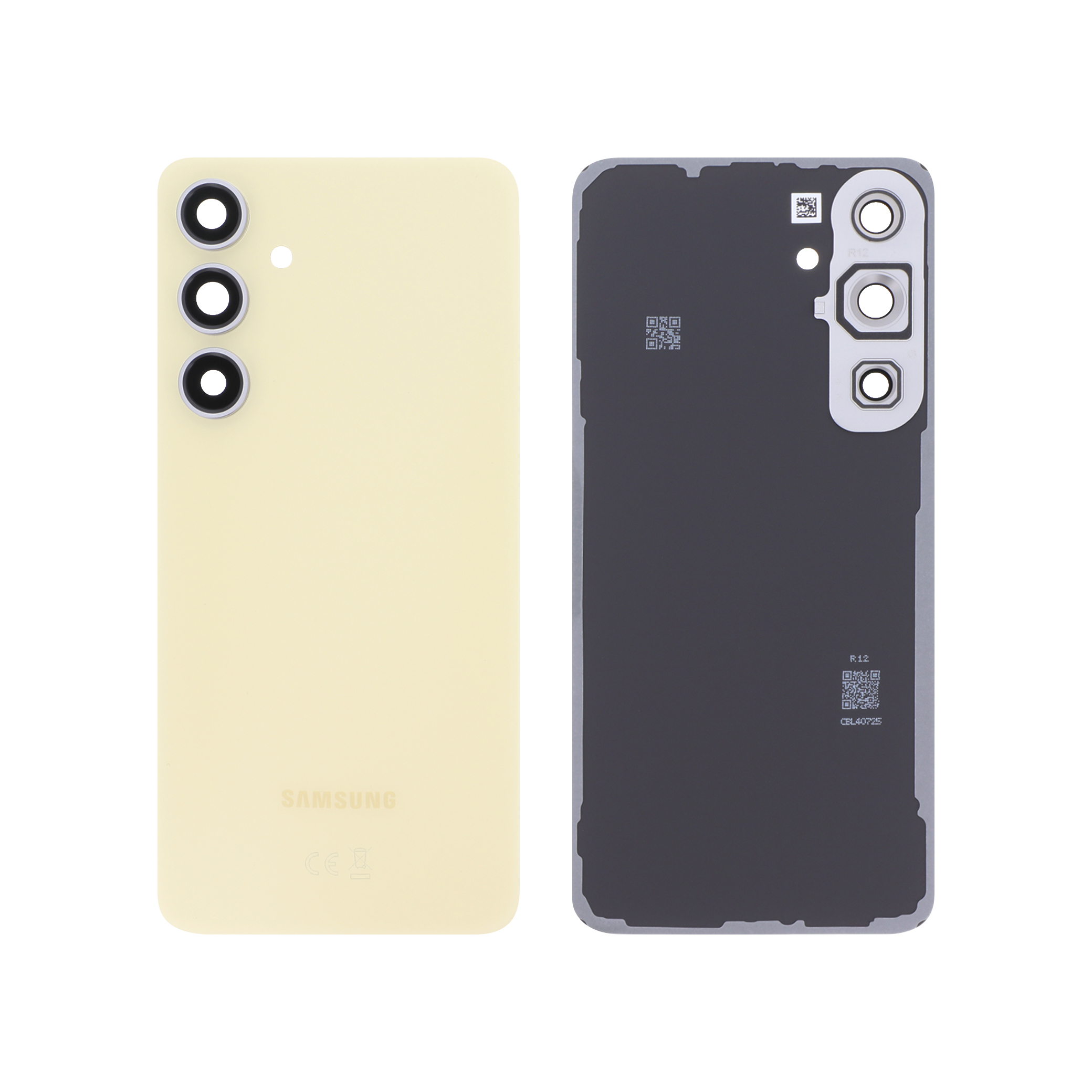 gh82-35832c-0000 Tampa Traseira para Samsung Galaxy S24 FE (Amarela) (SERVICE PACK) - Image 1