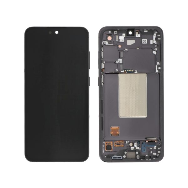 Ecrã Display completo Preto para Samsung Galaxy S24 FE (S721B) (SERVICE PACK)