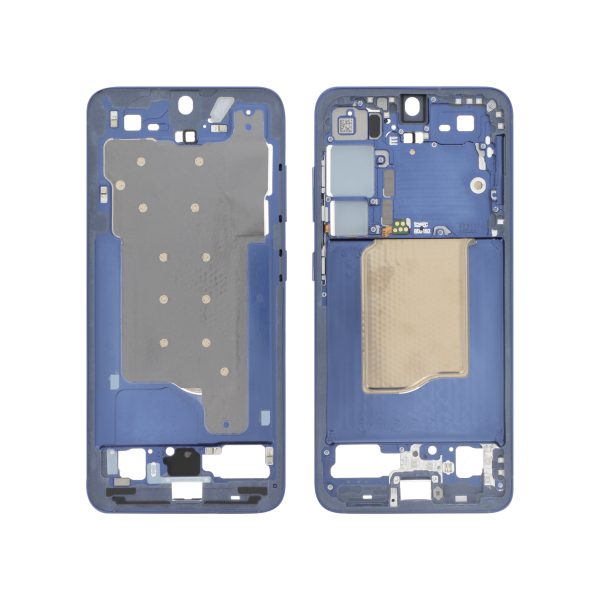 Frame Central para Samsung Galaxy S25 (S931B) Azul Noturno (SERVICE PACK)