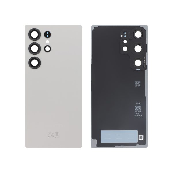 Tampa Traseira para Samsung Galaxy S25 Ultra (S938B) - Titânio Cinzenta (SERVICE PACK)