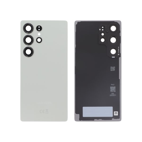Tampa Traseira para Samsung Galaxy S25 Ultra Titânio Verde (SERVICE PACK)