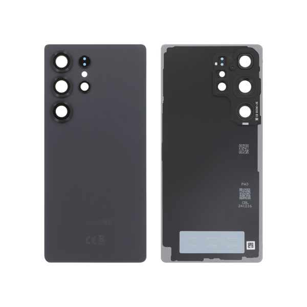 Tampa Traseira para Samsung Galaxy S25 Ultra Absolute Preta Titânio (SERVICE PACK)