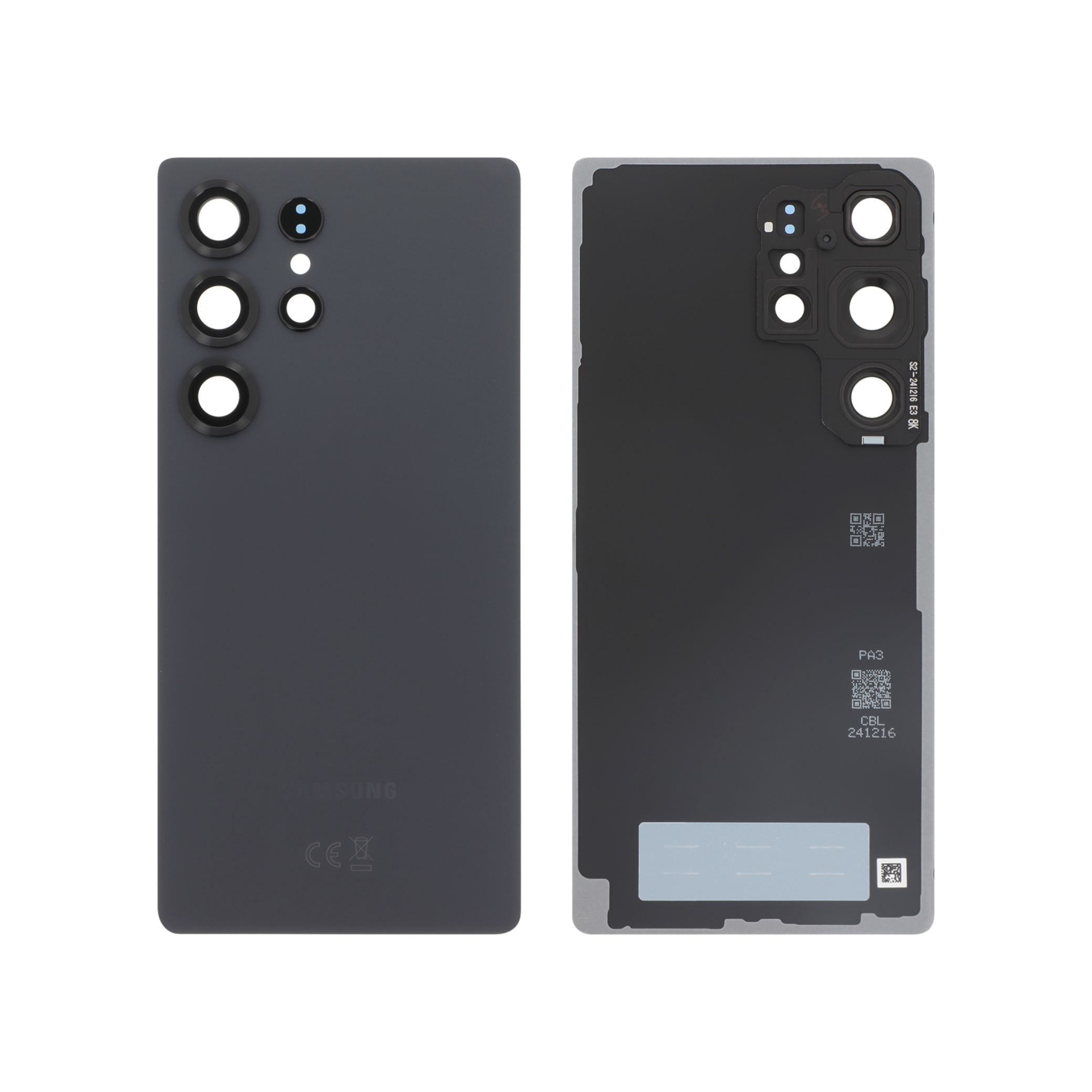 gh82-36353g-0000 Tampa Traseira para Samsung Galaxy S25 Ultra Absolute Preta Titânio (SERVICE PACK) - Image 1