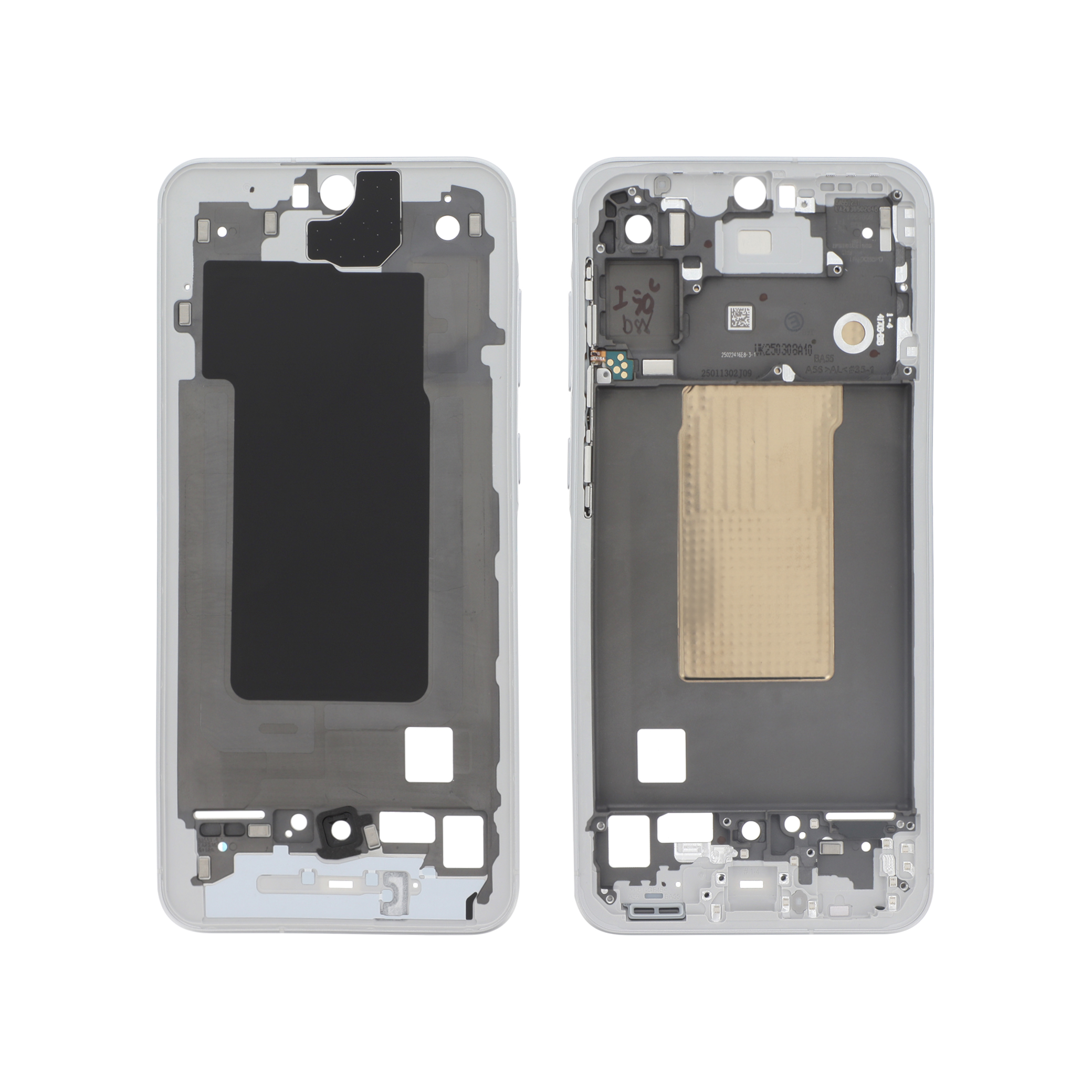 gh82-36828b-0002 Frame Central Cinzento para Samsung Galaxy A56 5G (A566B) (SERVICE PACK) - Image 1