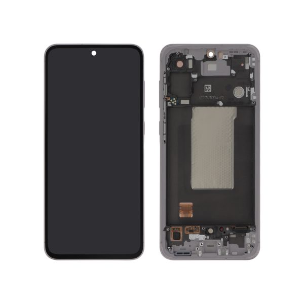 Ecrã Display completo Rosa para Samsung Galaxy A56 5G (A566B) (SERVICE PACK)