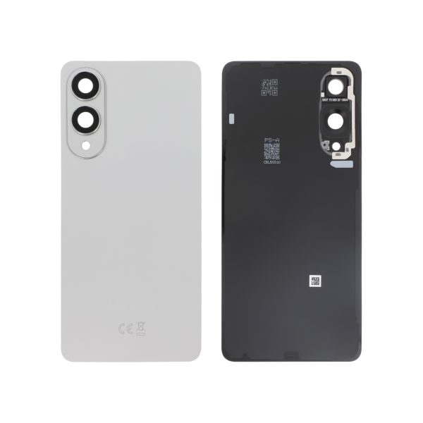 Tampa Traseira para Samsung Galaxy S25 Edge (S937B) Prateada Titânio (SERVICE PACK)