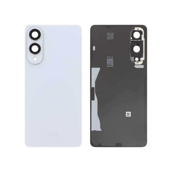Tampa Traseira para Samsung Galaxy S25 Edge Azul Claro Titânio (SERVICE PACK)
