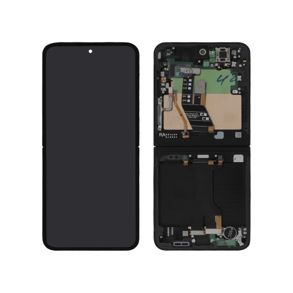 Ecrã Display preto para Samsung Galaxy Z Flip7 FE (F761B) (SERVICE PACK)