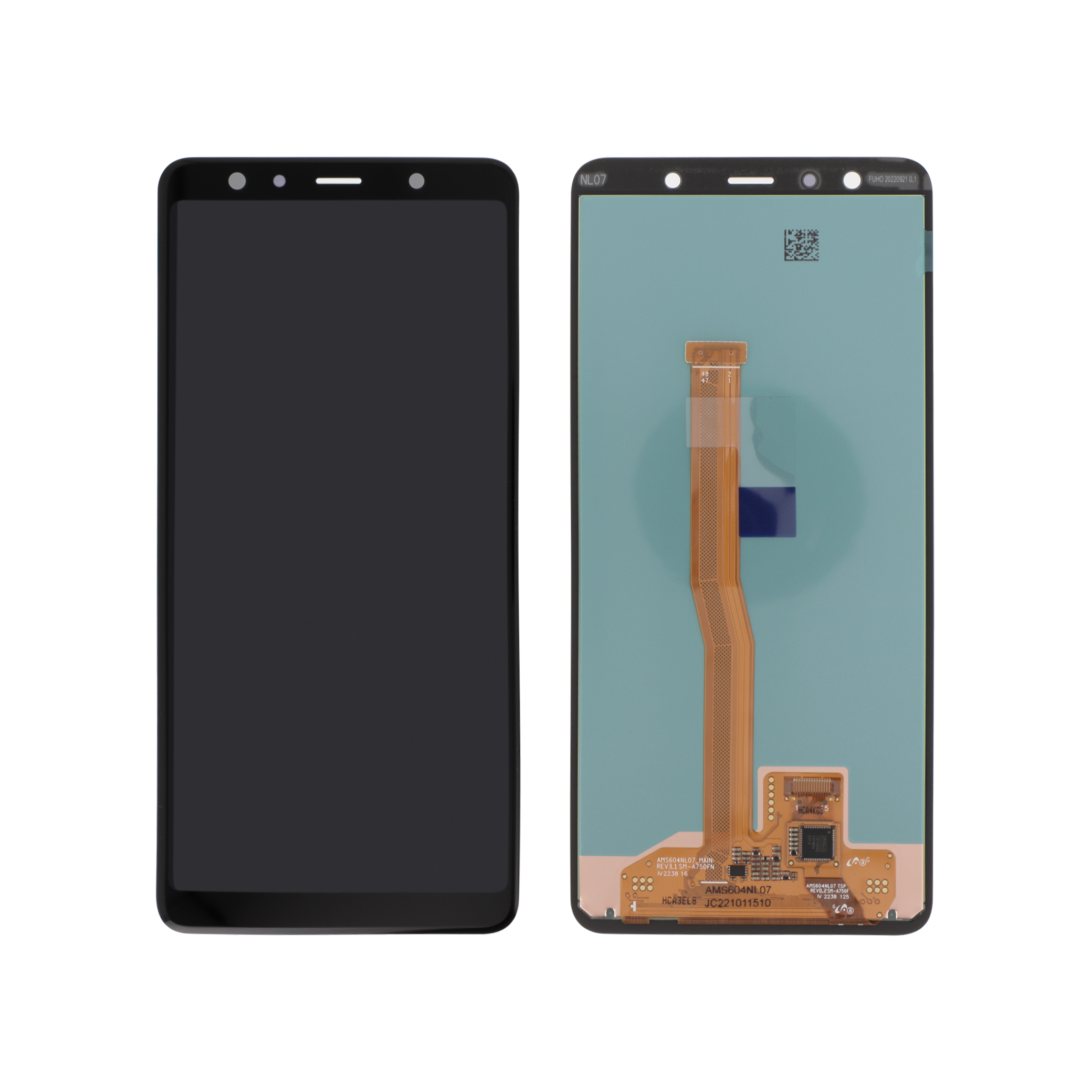 gh96-12078a-0000_1 Ecrã Display Preto para Samsung Galaxy A7 2018 (A750F) (SERVICE PACK) - Image 1
