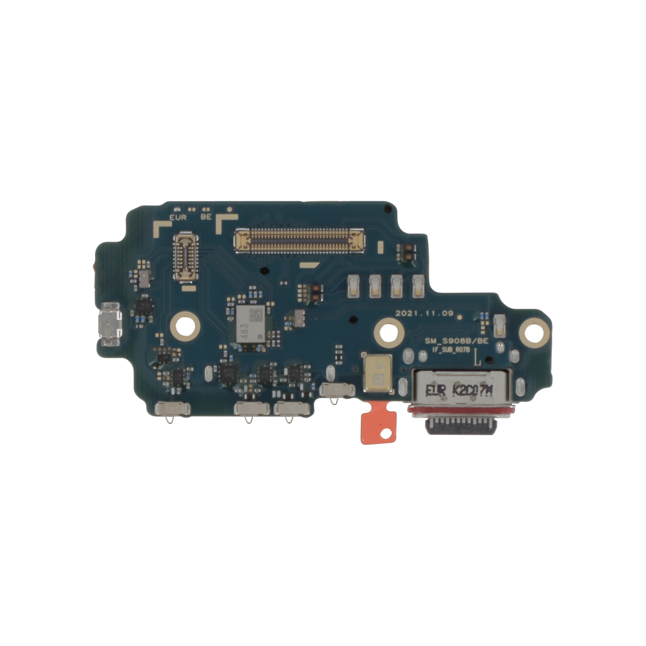 gh96-14802a-0000_2 Flex do Conector de Carga para Samsung Galaxy S22 Ultra (G908B) (SERVICE PACK) - Image 1