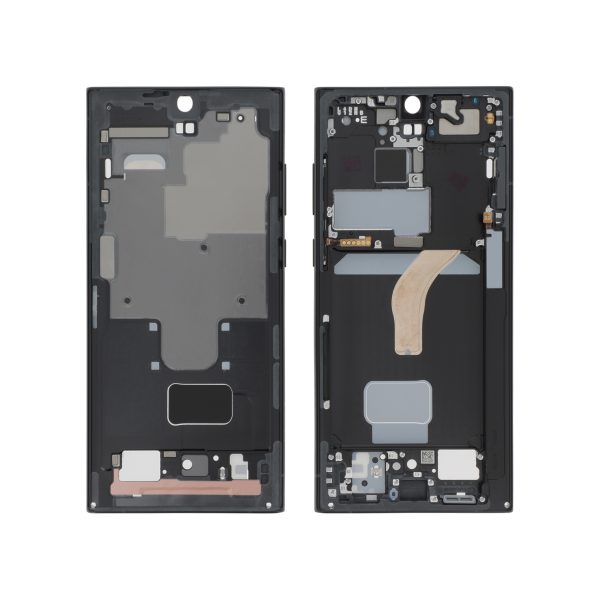 Frame Central Grafite para Galaxy S22 Ultra (S908B) (SERVICE PACK)