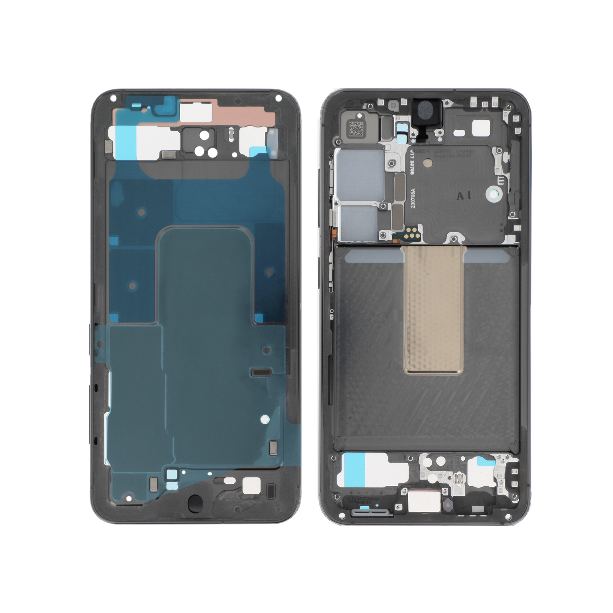 gh96-15624c Frame Central Verde para Samsung Galaxy S23 (S911B) (SERVICE PACK) - Image 1