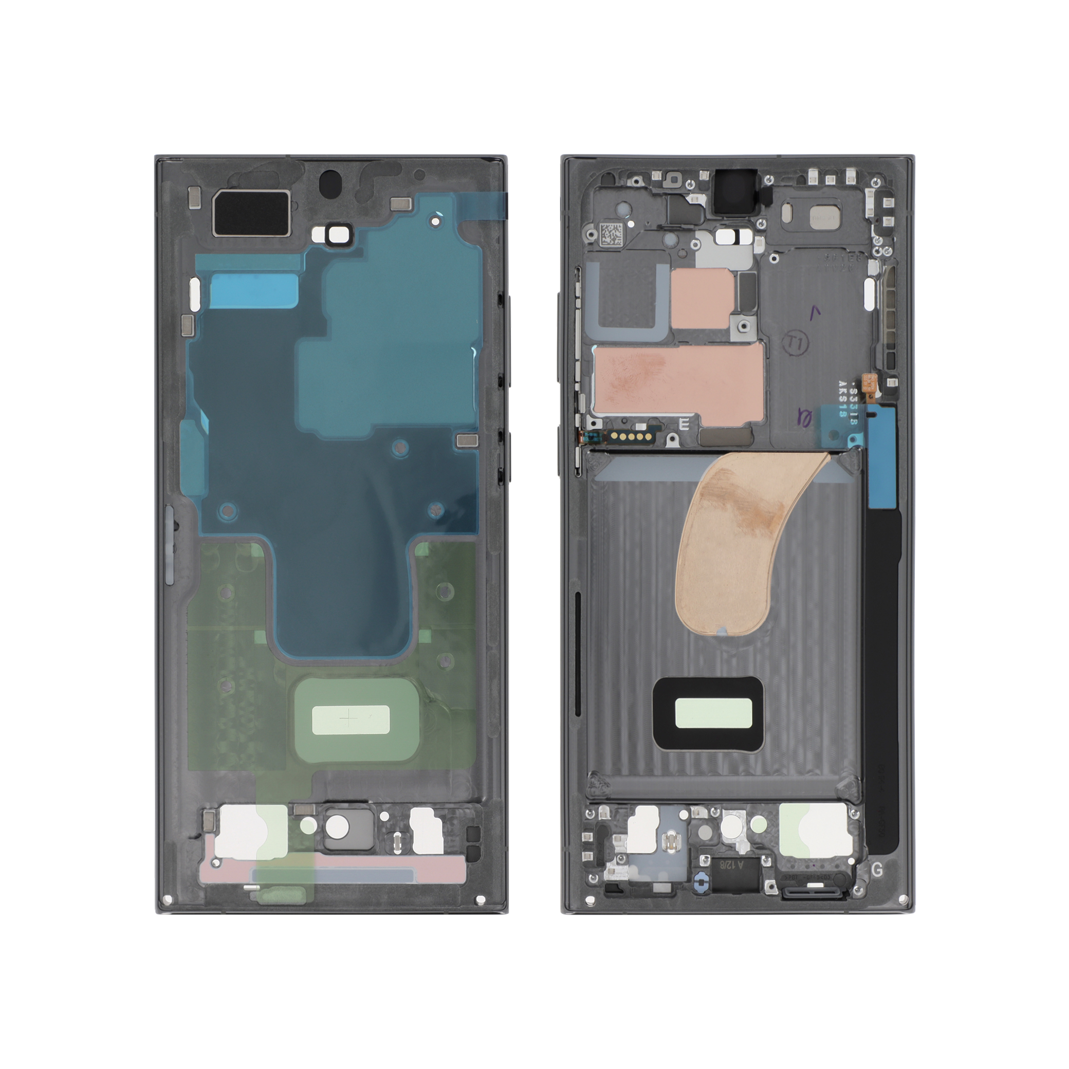 gh96-15833c-0000 Frame para Samsung Galaxy S23 Ultra (S918B) Verde (SERVICE PACK) - Image 1
