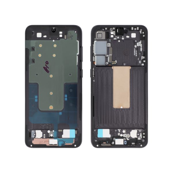 Frame Central Preto para Samsung Galaxy S23+ (S916B) (SERVICE PACK)