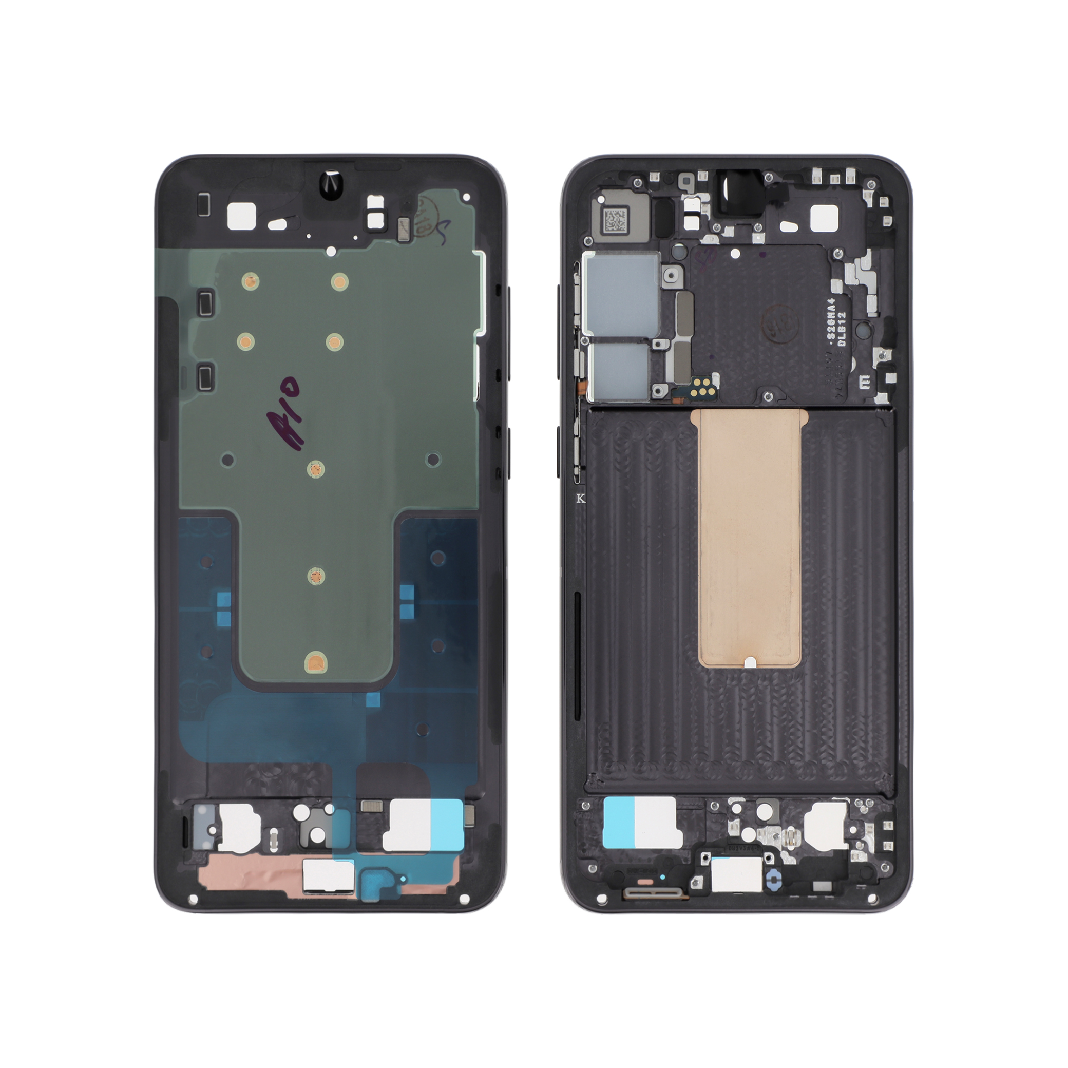gh96-15838a-0000 Frame Central Preto para Samsung Galaxy S23+ (S916B) (SERVICE PACK) - Image 1