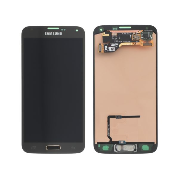 Ecrã Display Dourado para Samsung Galaxy S5 (G900F/G901F) (SERVICE PACK)